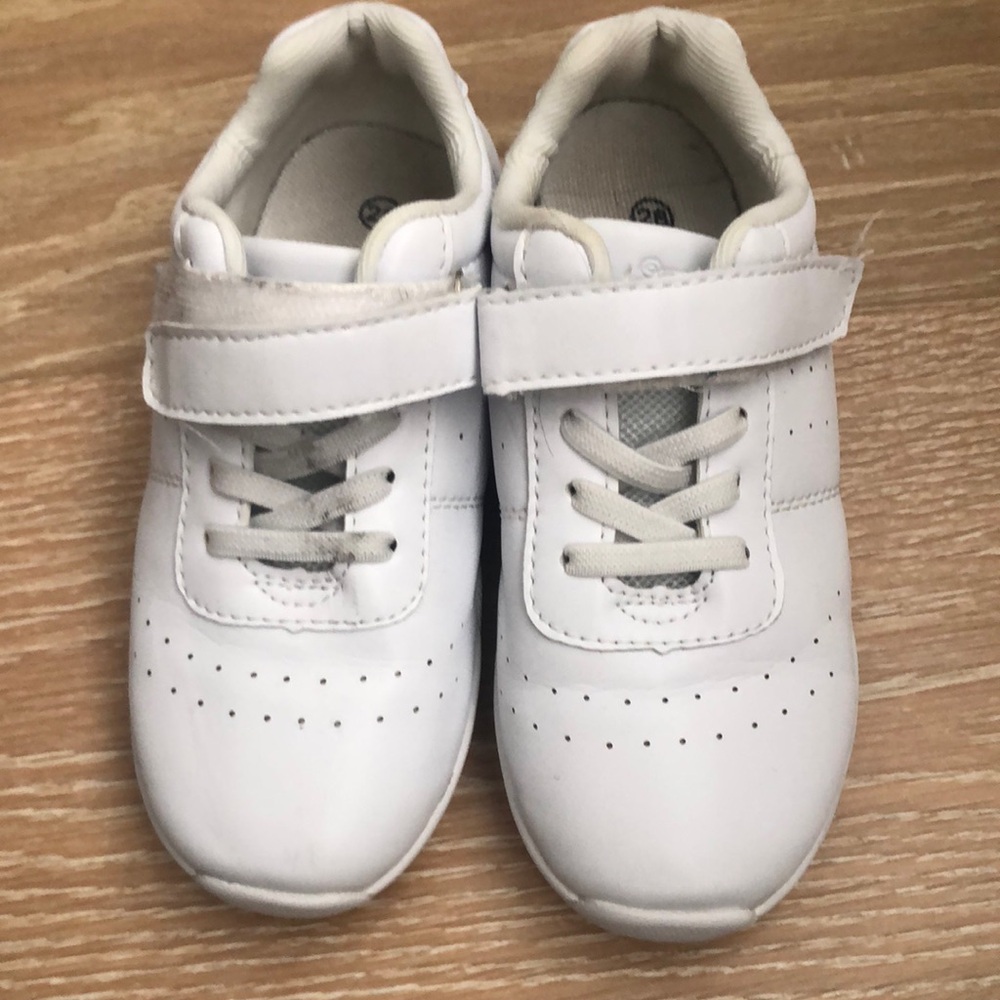 Smapavic Girls White Cheerleading Athletic Dance Tennis Sneakers